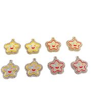 合金チャーム ヘアアクセサリーパーツ デコパーツ DIY素材 手作りアクセサリーパーツ  手芸材料