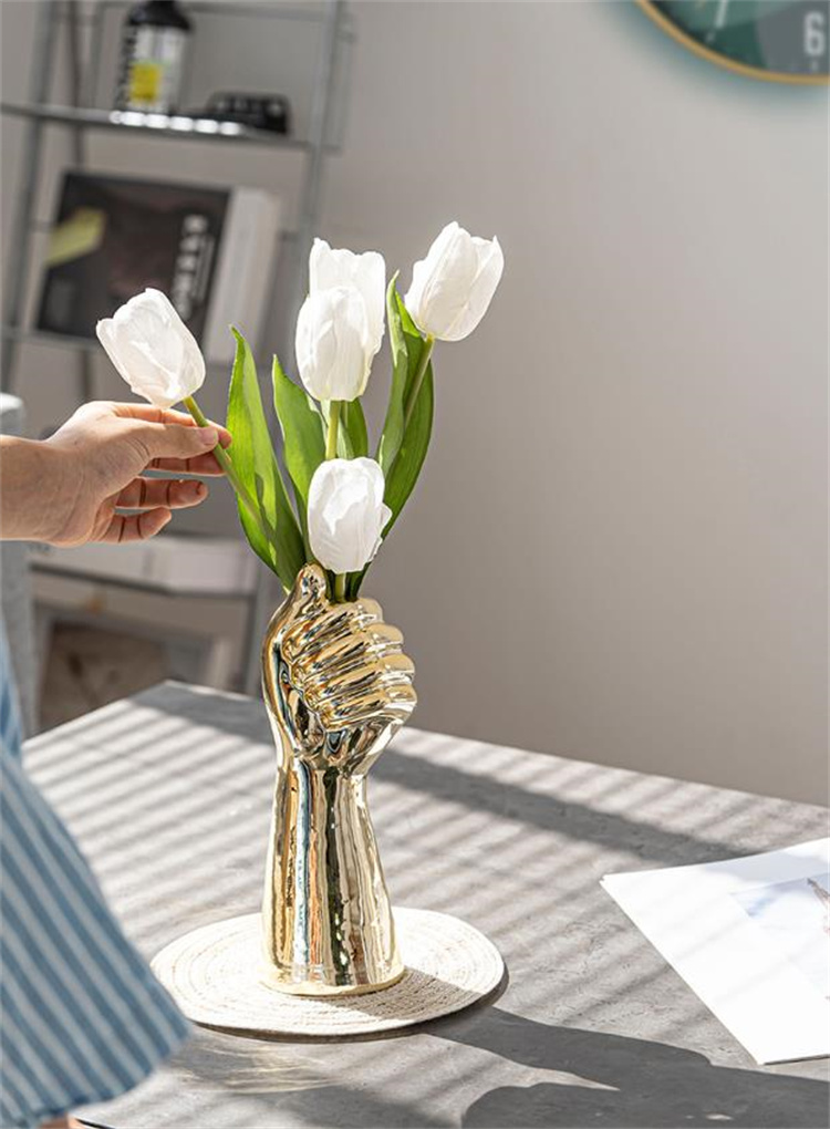 2023AW新品早割 INSスタイル 大人気 親指の花瓶 上品映え 個性 陶磁器の花瓶 陶磁器の振り子