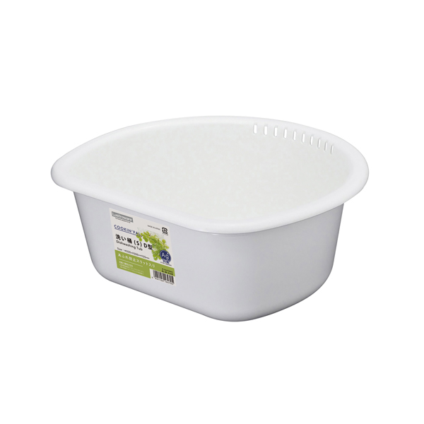 クッキンパル 洗い桶 (Ｓ)Ｄ型 ホワイト