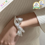 腕飾り 蝶結び 個性 ブレスレット 設計感 アクセサリー 上品 ファッション レトロ 韓国