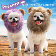 2023新作 ペット帽子 たてがみ コスチューム ドッグウェア 犬服 ペットウェア 犬 服 暖かい 防寒 ふわふわ