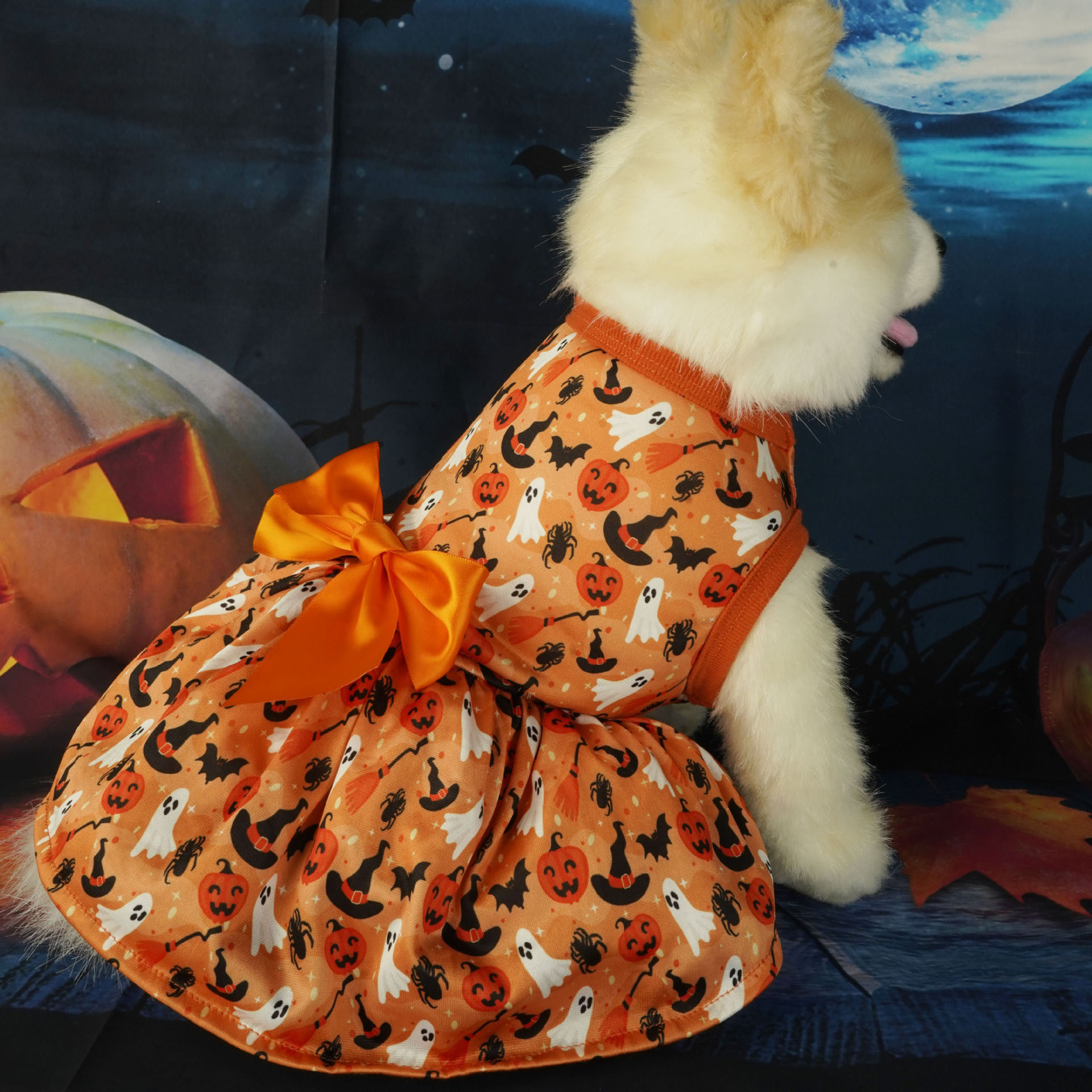 ペット服 ハロウィン 新作 ペット用品 犬服 かぼちゃ ペット犬 服装 コウモリ 可愛い