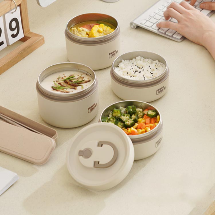 保温 弁当箱 ランチジャー 2点セット 620mlと420ml ランチバッグ