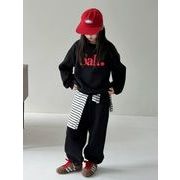 2025 冬新作 韓国風  子供服   ベビー服   トップス   パーカー +ロングパンツ スポーツ 2点セット