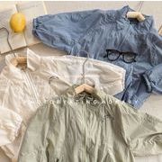 2025 新作 韓国風  子供服  ベビー服  トップス  日焼け止め   コート   男女兼用  3色