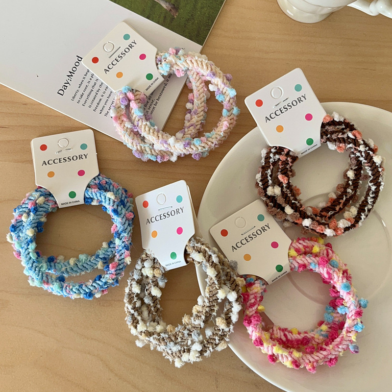 花 刺繍 ブローチorヘアゴム ハンドメイド ハナミズキ 手刺繍