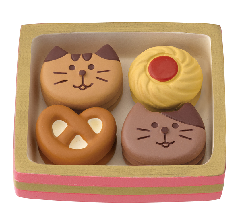 【4月中旬入荷予定】concombre ねこねこクッキーBOX  ZCB-90305