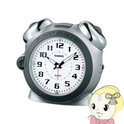 置き時計 置時計 TQ-645S-8JF アナログ表示 目覚まし時計 シルバー カシオ CASIO