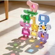 おもちゃ 子供用 知育玩具 誕生日遊び用  ベビー用果物 積み木 玩具　出産祝い木製玩具    2色