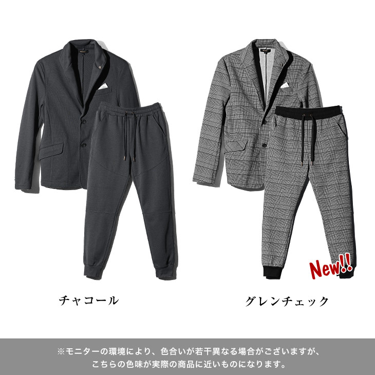 ジャケット　スーツ　グリーン　チェック - 3