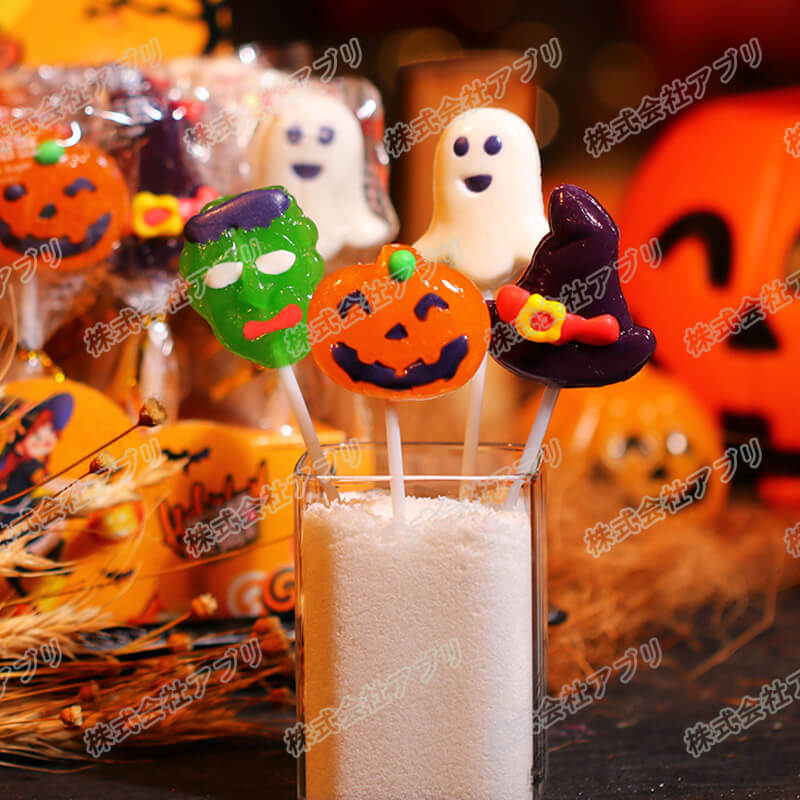 ハロウィングミ ハロウィンお菓子 Halloween ロリポップ 棒付き