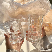 INS  韓国風  ガラスカップ  撮影道具 ビールグラス ジュースカップ カップ ガラスカップ