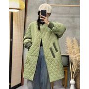 韓国ファッションオシャレ綿入りジャケットコート　レディース新作
