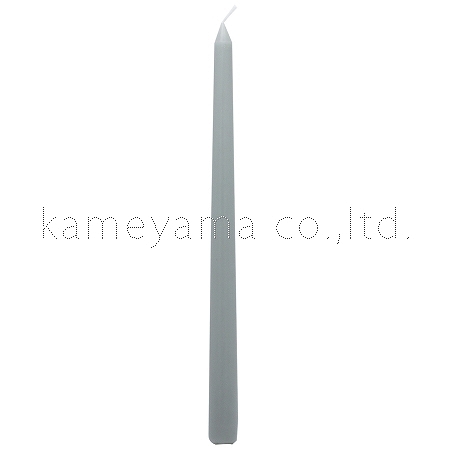 kameyama candle プレミアムテーパーキャンドル２９０　「　グレー　」12個セット キャンドル