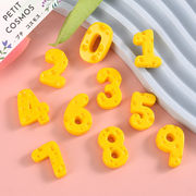数字チーズ ナンバー フェイクフード 樹脂パーツ デコパーツ DIYパーツ 手芸 ハンドメイド ドールハウス