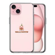 iPhone 15 Plus 側面ソフト 背面ハード ハイブリッド クリア ケース Hapyy Halloween ハロウィン 1