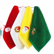 クリスマスタオルセット卸売純綿クリスマスギフト広告タオル子供用ハンドタオル外国貿易タオル印刷ロゴク