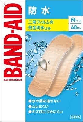 【一般医療機器】バンドエイド　防水　Ｍサイズ　４０枚入