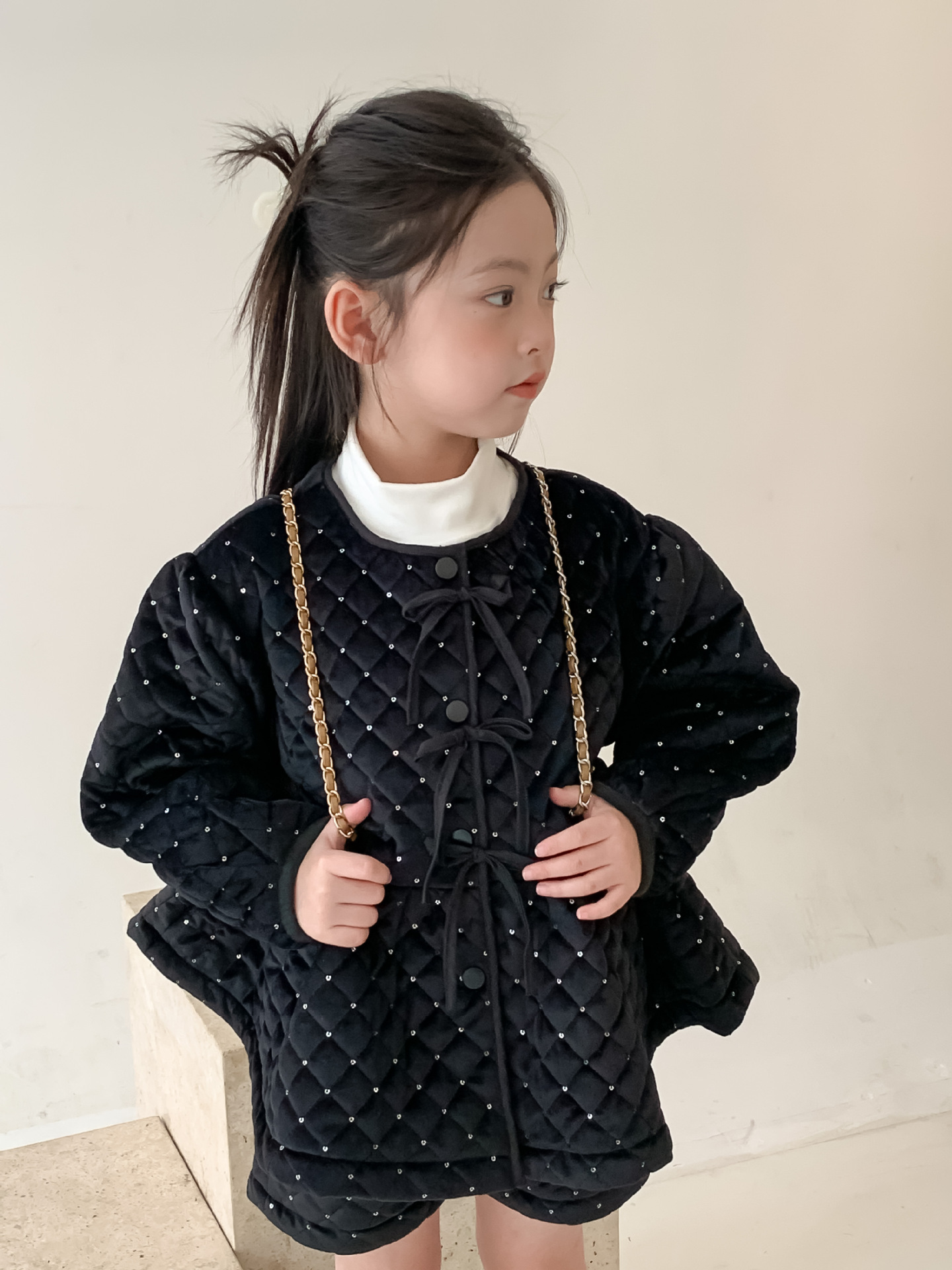 ★Girls★　子供セットアップ　90~150cm　ジャケット＋パンツ　韓国キッズファッション