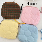 ポーチ　化粧バッグ　収納　ミニ　デザイン　レディース　韓国ファッション　4colors