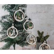 クリスマスツリー  木製オーナメント クリスマス用 飾り クリスマスツリー用 Christmas 装飾品