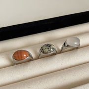 天然石指輪　リング　デザイン　アクセサリー　レディース　韓国ファッション