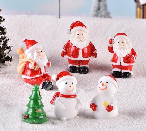 Christmas限定 おもちゃ 樹脂置物 クリスマスツリー装飾彩色ツリー ショーウインドー トナカイ サンタ