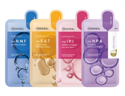 韓国コスメ MEDIHEAL メディヒール）THE AMPOULE MASK  ザ アンプルマスク　【全4種類】