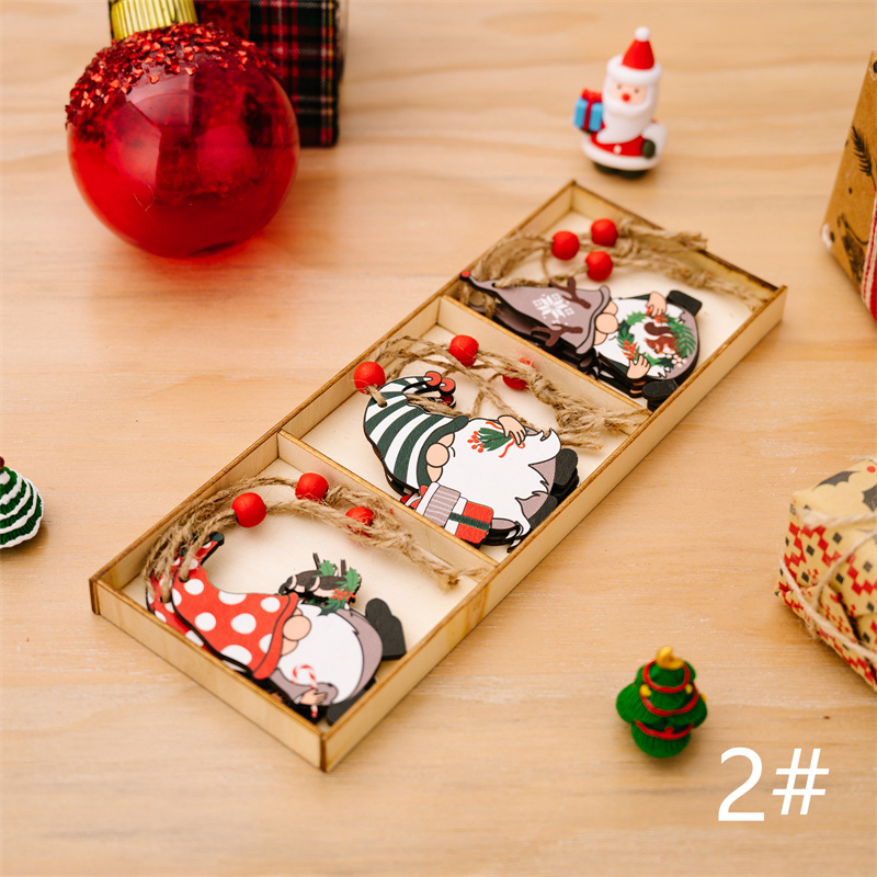 5種】オーナメント9個セット 雪だるま 顔なしサンタ デコレーション