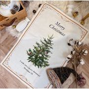 クリスマス ファッション テーブルクロス  写真用毛布  ピクニッ  装飾 撮影 クリスマスツリー 背景