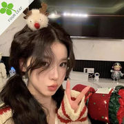 Christmas限定 ヘラジカ ヘアピン ヘアクリップ 髪留め ヘアアクセサリー 雰囲気 可愛い