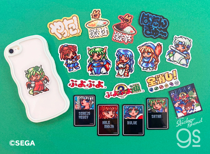 ぷよぷよ ドット ダイカットミニステッカー ウィッチ SEGA セガ