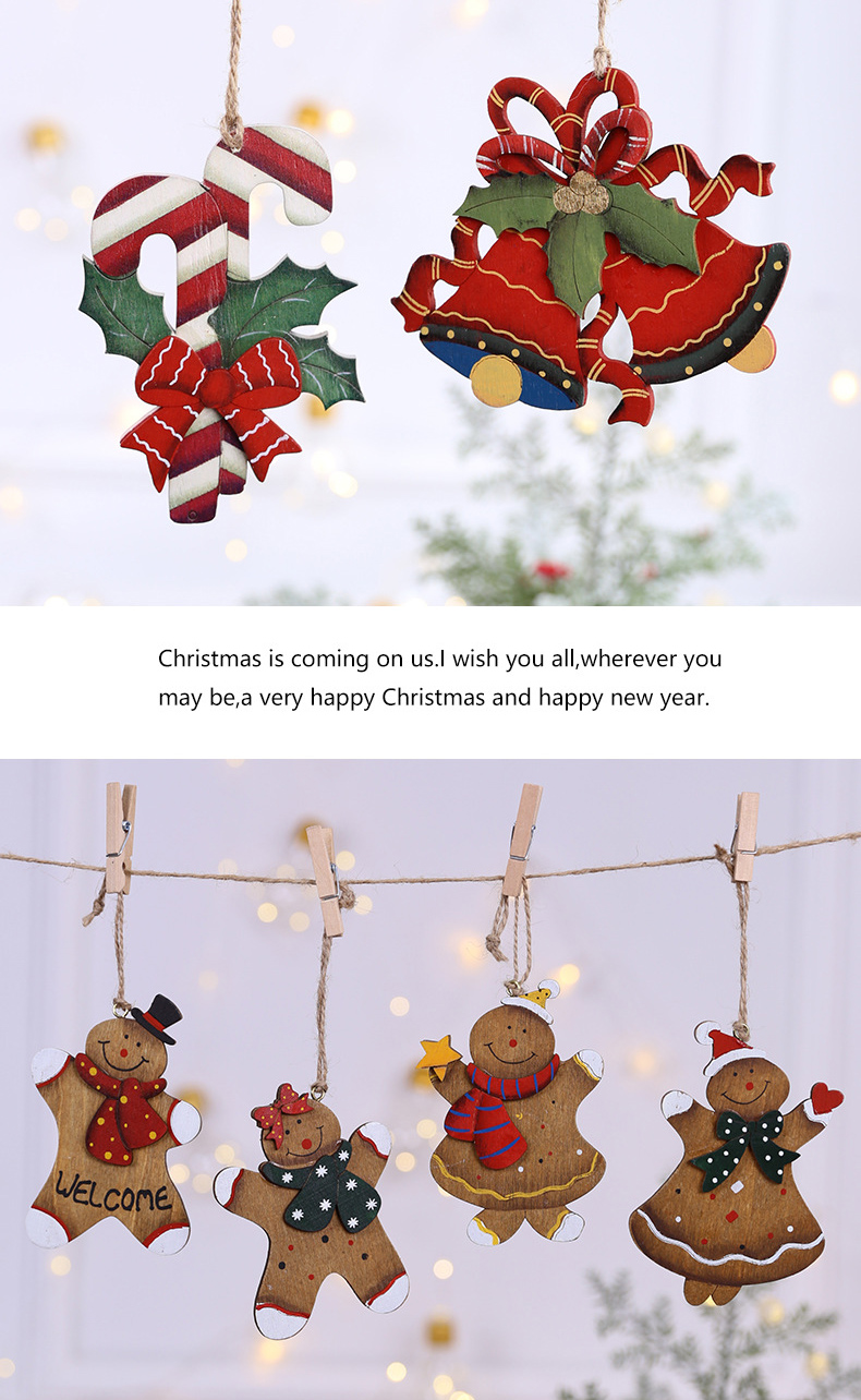 クリスマス雑貨 クリスマス 木製オーナメント ツリー デコレーション