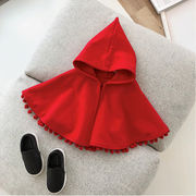 ★Baby★　ベビー服　73~100cm　クリスマス赤マント　ベビーコート　韓国キッズファッション