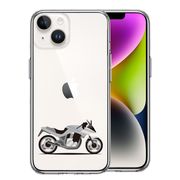 iPhone14 側面ソフト 背面ハード ハイブリッド クリア ケース バイク スーパースポーツ タイプ