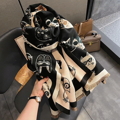 ストール マフラー 大判 ショール 大判ストール レディースマフラー 2025年秋冬新作 気質 プレゼント