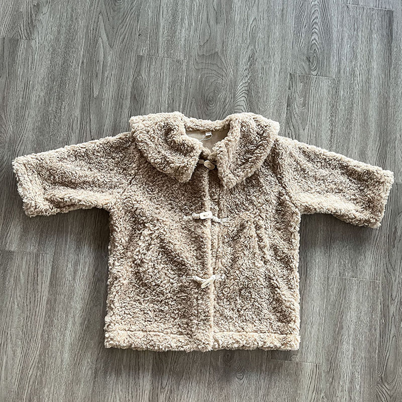 秋冬 韓国風子供服 ユニセックス モコモコボアコート ボアジャケット  