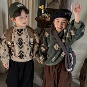 ★Girls＆Boys★　 子供セーター　80~140cm　もこもこトレーナー　韓国キッズファッション