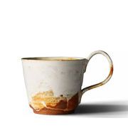 2023年の新商品更新 手作りの粗陶 コーヒーカップ デザインセンス 個性 取っ手付き  マグカップ