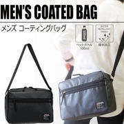 メンズコーティングバッグ☆横型ショルダー【MEN’S COATED BAG】