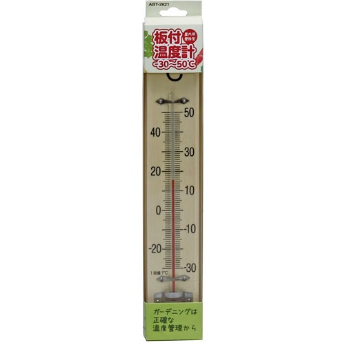高森コーキ 【予約販売】ABT-2621 板付温度計（-30～50℃）