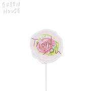 ■GREEN HOUSE(グリーンハウス）■■2024SS　新作■　木製プレートピック　アート　Thank you