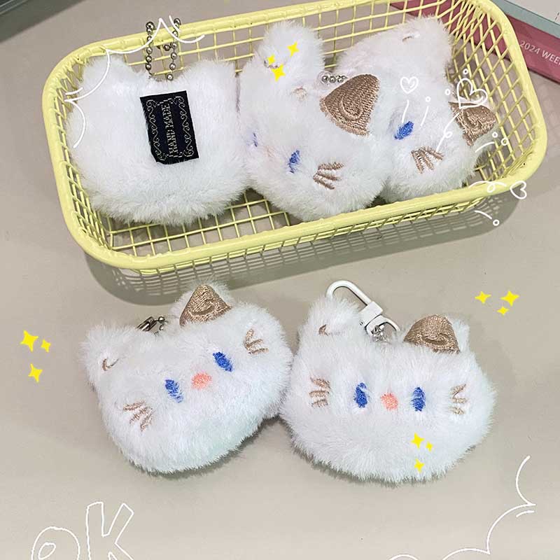 猫のキーホルダー ぬいぐるみ 猫 三毛猫 キーチェーン ボールチェーン 猫雑貨 個人事業主 KEI.ko.Labo  問屋・仕入れ・卸・卸売の専門【仕入れならNETSEA】