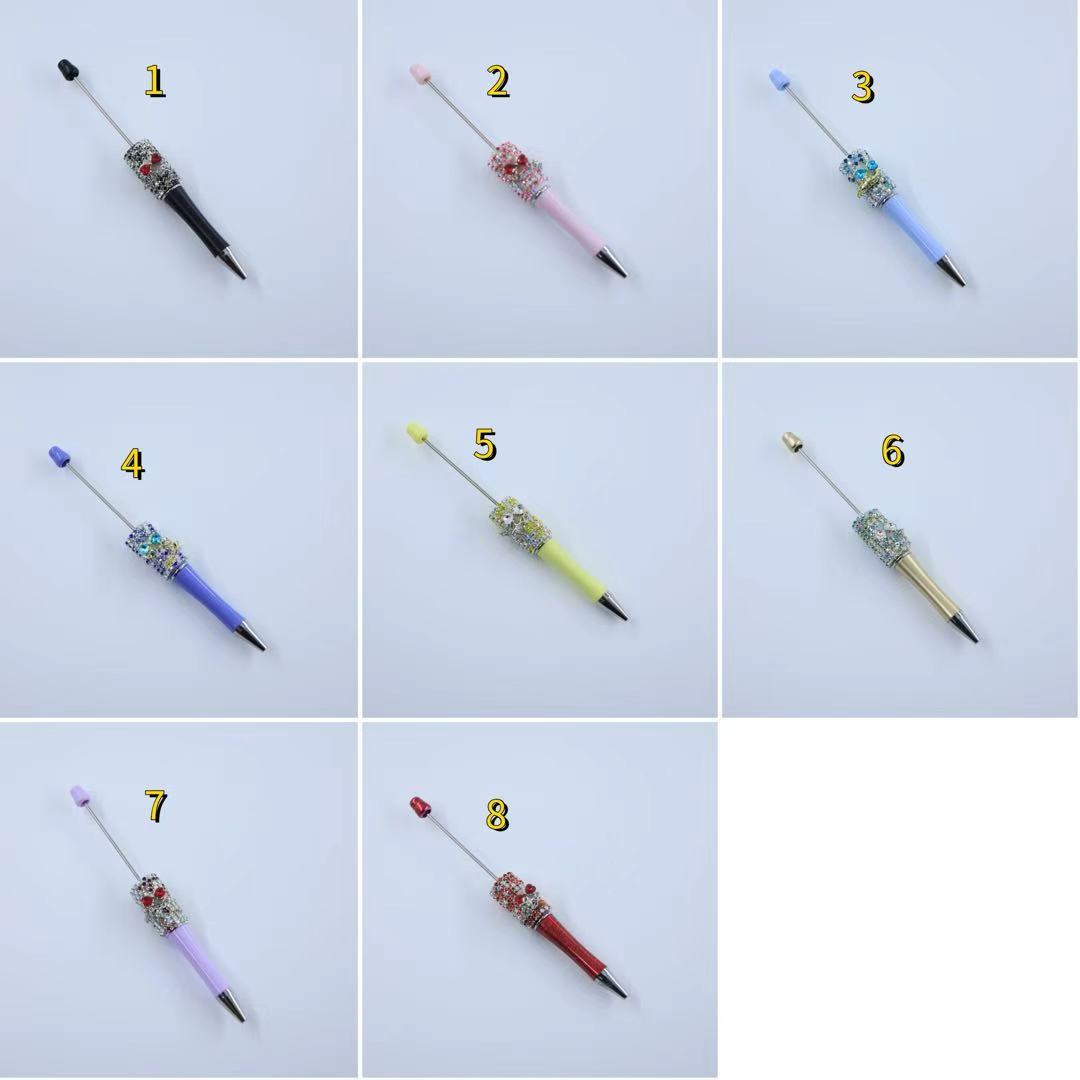 キラキラボールペン　ビーズセット カスタムボールペン キラキラビーズボールペン 手芸DIY 筆記用具