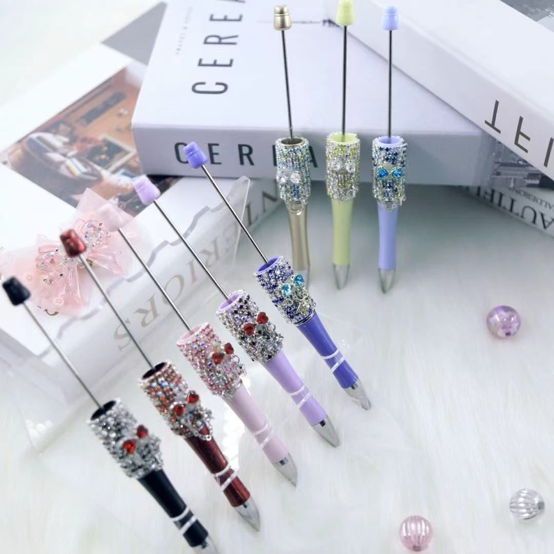 カスタムボールペン キラキラビーズボールペン 手芸DIY 筆記用具