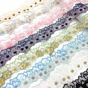 シフォンレース　　飾りハンドメイド　裁縫素材　リボン手芸材料  DIY素材　幅5.5cm