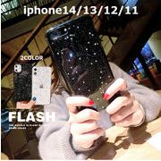 iphone15/14/13ケース人気 星空仕様 シリコン素材 全面保護 スマホケース iphoneケース