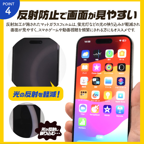 誰でも簡単！ワンタッチ貼り付け！ iPhone 12/12 Pro用 貼り付け