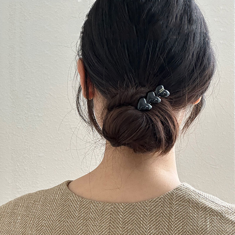 ハートヘアピン ヘアアクセサリー レディース デザイン 韓国風
