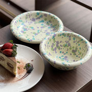 満足度99％ 墨かけ 芸術家 陶磁器皿 茶碗 デザインセンス スープ皿 おしゃれな ギャザリング 食器